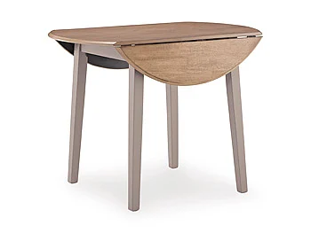 Loyander Dining Drop Leaf Table in Natural/Gray NCD403-15