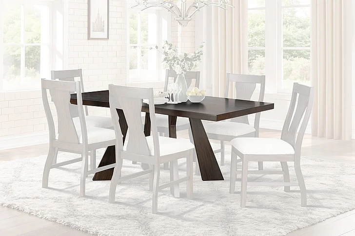 New Classic Chestnut Ridge 72" Dining Table - Brown D4124-10 PROMO