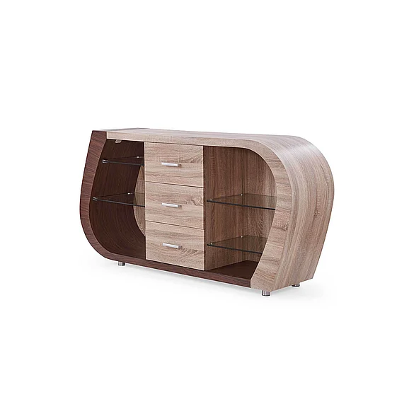 Global Furniture D4126 Buffet in Oak/Walnut D4126BUFFET