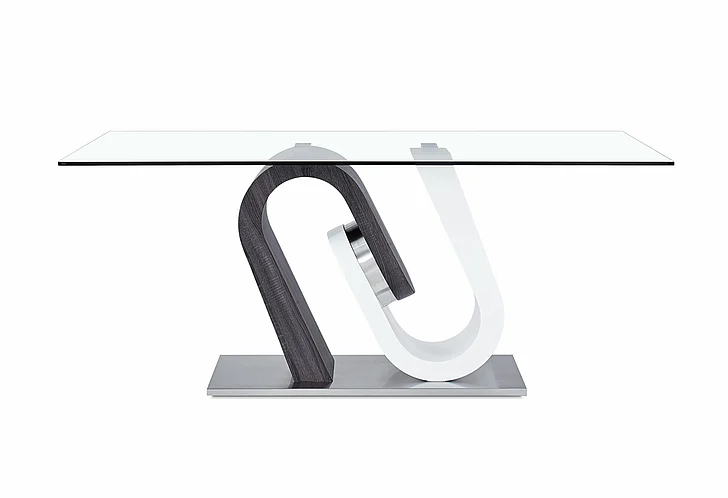 Global Furniture D4127 Glass Top Dining Table D4127NDT-1