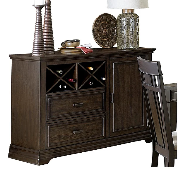 Homelegance Makah Server in Dark Brown 5496-40