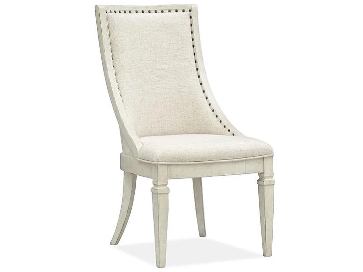 Magnussen Furniture Newport Dining Arm Chair in Alabaster D5430-73 (Set of 2) PROMO
