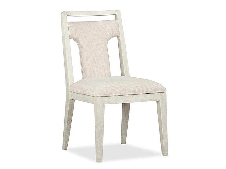 Magnussen Furniture Lorelei Dining Side Chair with Upholstered Seat and Back in Misty Cloud D5893-63 (Set of 2)