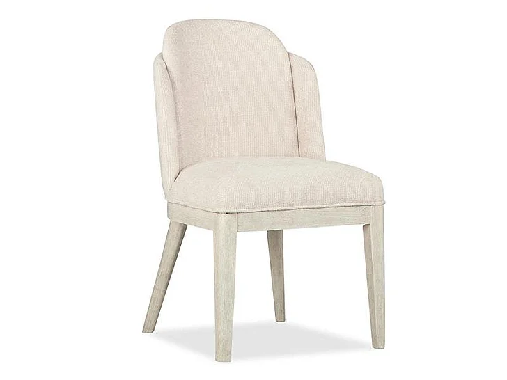 Magnussen Furniture Lorelei Host Side Chair with Upholstered Seat and Back in Misty Cloud D5893-66 (Set of 2)