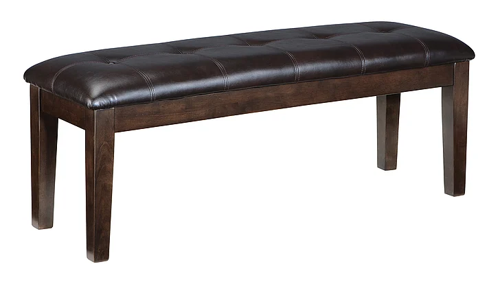 Haddigan Large Dining Room Bench in Dark Brown D596-00 FedEx/UPS