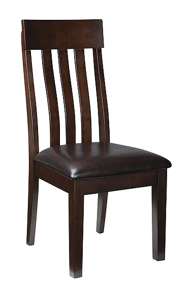 Haddigan Dining Side Chair in Dark Brown (Set of 2) FedEx/UPS