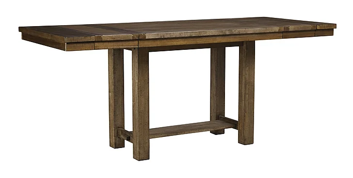 Moriville Rectangular Counter Table in Nutmeg Brown D631-32