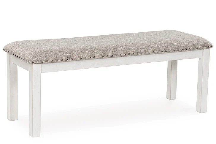 Robbinsdale 48" Dining Bench in Antique White D642-00 FedEx/UPS