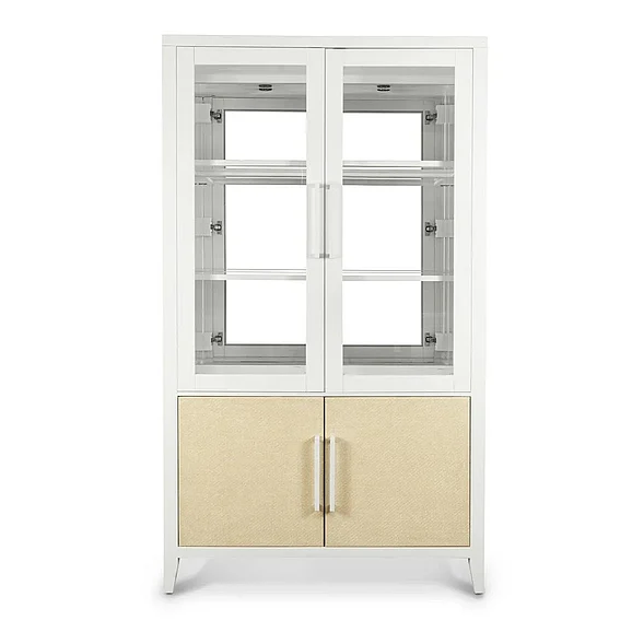 Sea Winds (Lineage) Miramar Curio w/ Touch Lighting in Sand D77716-SAND