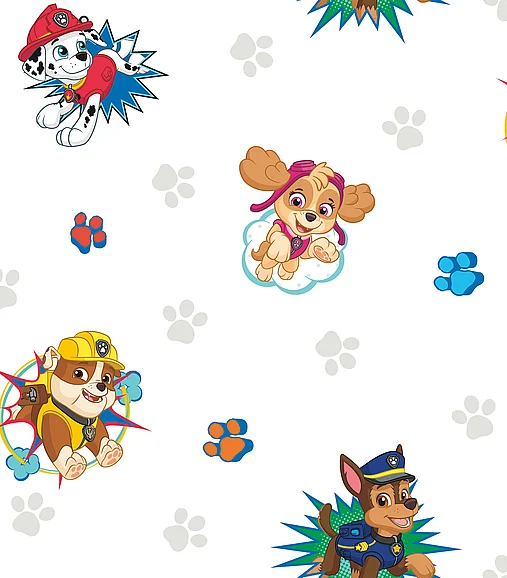 York RoomMates Paw Patrol Blue Peel & Stick Wallpaper RMK11175RL