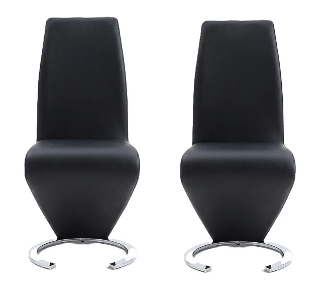 Global Furniture D9002 Dining Chair (Set of 2) in Black D9002DC-BL(M)