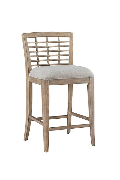 American Woodcrafters Beach Comber Counter Stool - Set of 2 - Brown D-8500-653