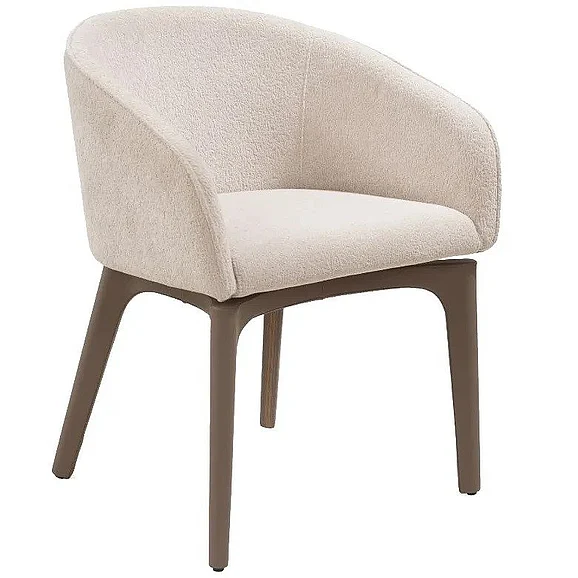 Whiteline Modern Angie Dining Armchair in DAC2031F-TAU