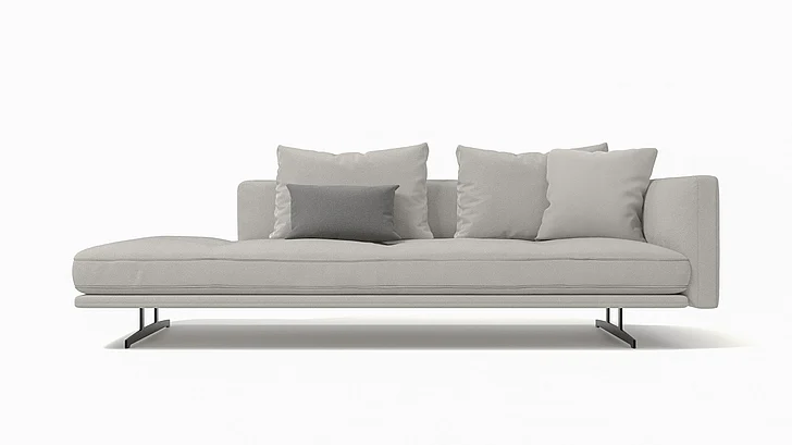 Enza Home Dakar 3 Seat Right Single Arm Module 2219 K2 Gk:16405 Light Gray' 'Ar:217 01653338