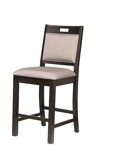 Urban Styles Dallas Counter Chair in Walnut/Cappuccino 2432