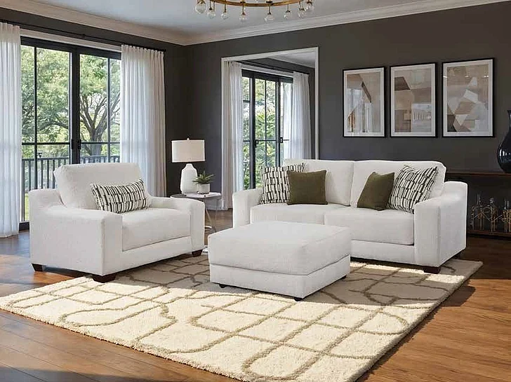 Luke Home Dana 2Pc Living Room Set (Custom 4-6 Weeks)