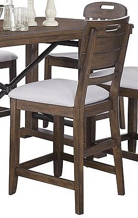 Emma Mason Signature Mariposa Tray Counter Chair (Set of 2) in Spice Brown