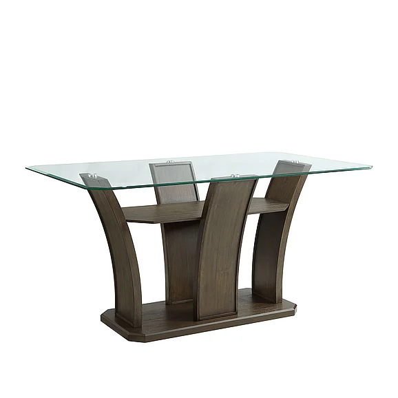 Elements International Dapper Rectangular Counter Dining Table DPR500CDTB