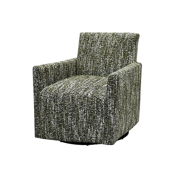 LH Home Lounge Riley Swivel Club Chair in Paris Green DAV033-PGN