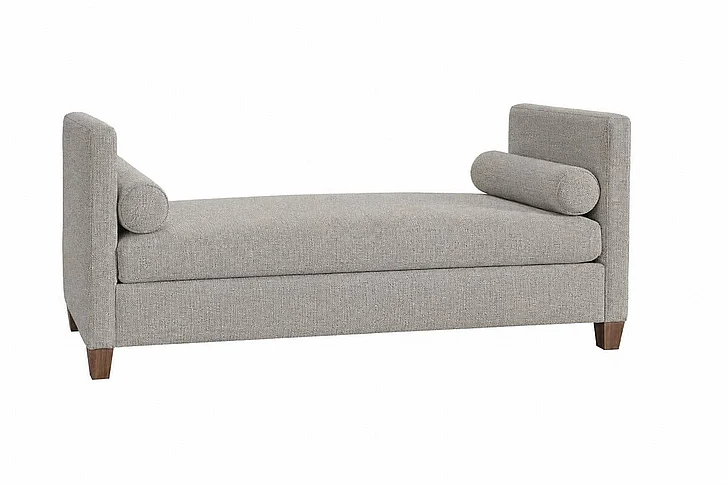 Vaughan-Bassett Upholstered Daybed in Ash Grey 831-303A