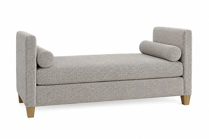 Vaughan-Bassett Upholstered Daybed in Grey Antelope 834-303G