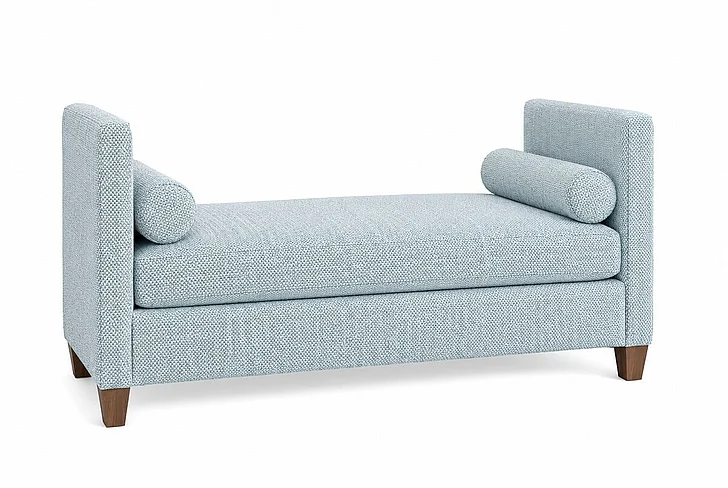 Vaughan-Bassett Upholstered Daybed in Ocean Blue 830-303U
