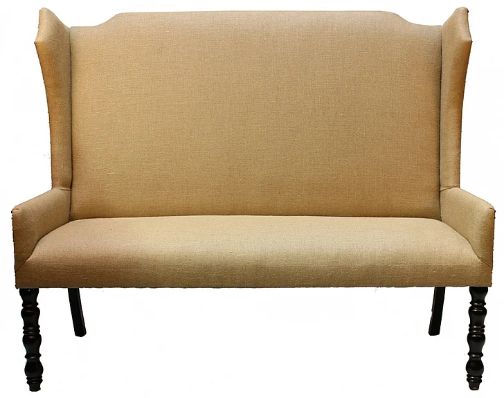 Peninsula Coco Settee in Burlap DB-099-1300