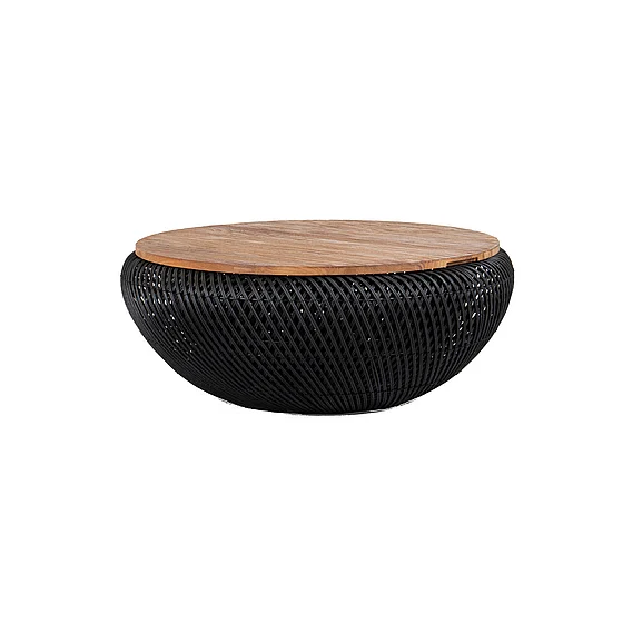 LH Home D-Bodhi Wave Coffee Table - Black DBA97-BLK