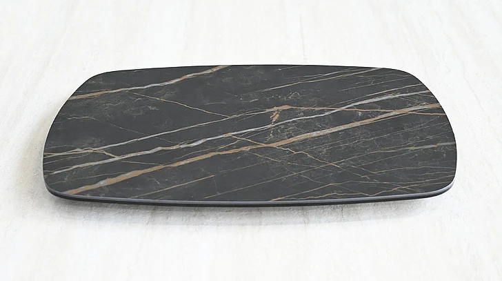 Mobital Graze Charcuterie Board Noir Desir Ceramic Matte DBO-GRAZ-NODE-