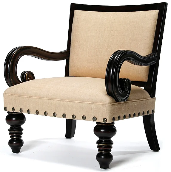 Peninsula Grand Franciscan Occasional Arm Chair DC-002-1028-H