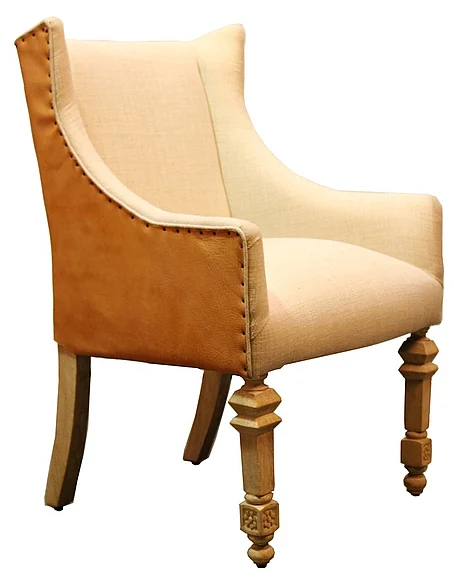 Peninsula Antwerp Dining Chair in Creme (Set of 2) DC-002-1400