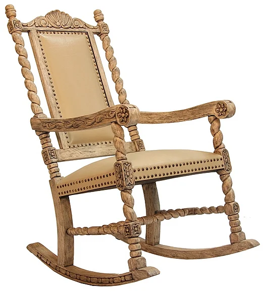 Peninsula Bodega Occasional Rocker Chair in Creme DC-002-1509