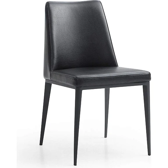 Whiteline Modern Carrie Dining Chair in DC1478P-LGRY