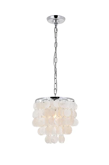 Elegant Selene 1 Light Chrome Pendant LD5050D10C