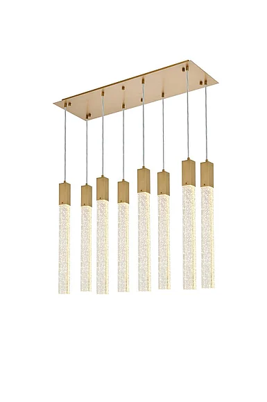 Elegant Weston 8 Lights Pendant in Satin Gold 2066D36SG