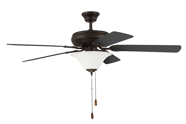 Craftmade 52" Decorator's Choice 2 Light in Espresso w/ Walnut/Espresso Blades DCF52ESP5C1W