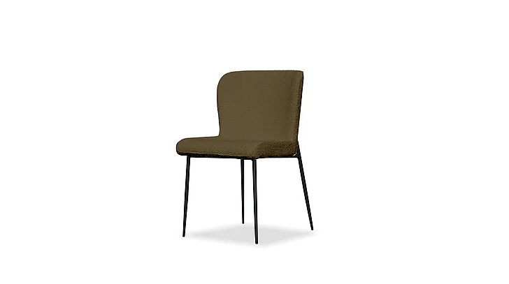 Mobital Reef Dining Chair Nude Brown Leatherette (Set of 2) DCH-REEF-NUDB-PCBLA