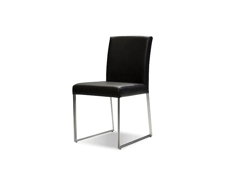 Mobital Tate Dining Chair Black Leatherette (Set of 2) DCH-TATE-BLAC-