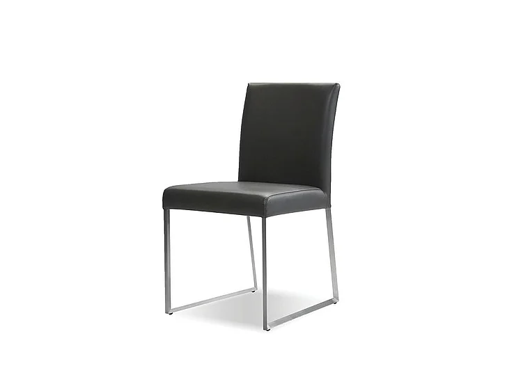 Mobital Tate Dining Chair Grey Leatherette (Set of 2) DCH-TATE-GREL-