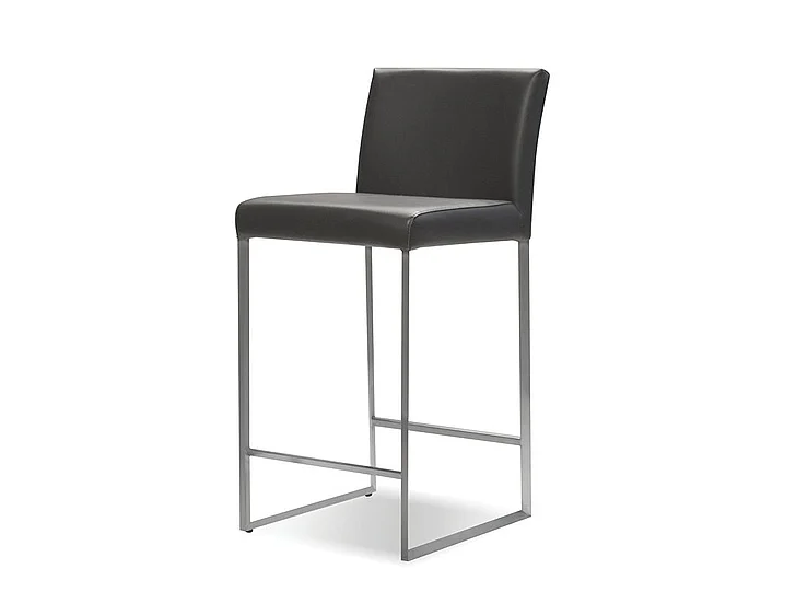 Mobital Tate Counter Stool Grey Leatherette DCS-TATE-GREL-
