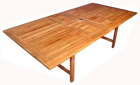 Regal Teak Rectangular Double Extension Table R081L