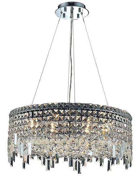 Elegant Maxime 12 Light Chrome Chandelier Clear Royal Cut Crystal V2031D24C/RC CLOSEOUT