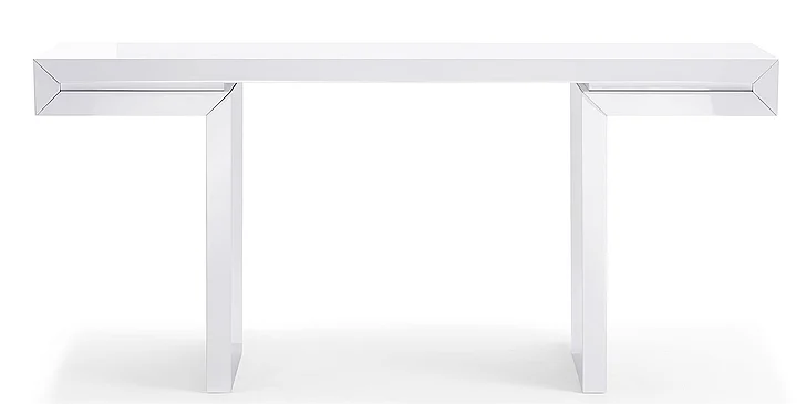 Whiteline Modern Living Delaney Console in White CO1408-WHT CLOSEOUT