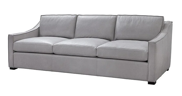 Spectra Home Dellwood Sofa in Royalton Smooth Pebble CLOSEOUT