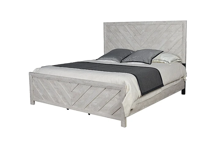 Galaxy Home Denver King Bed in Rustic Oak 698781196205