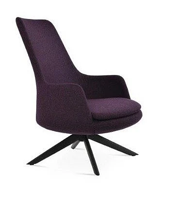 SohoConcept Dervish Lounge High Back Sword Lounge Base