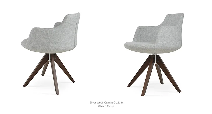 SohoConcept Dervish Pyramid Swivel Dining Chair