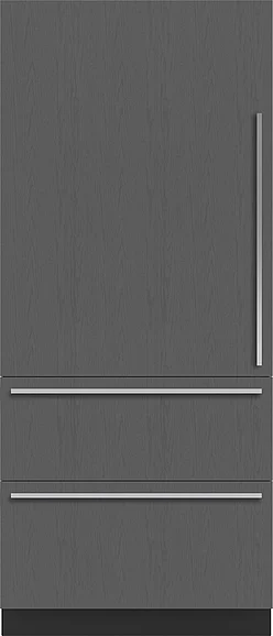Sub-Zero 36" Designer Over-and-Under Refrigerator - Panel Ready in Panel Ready DET3650RL