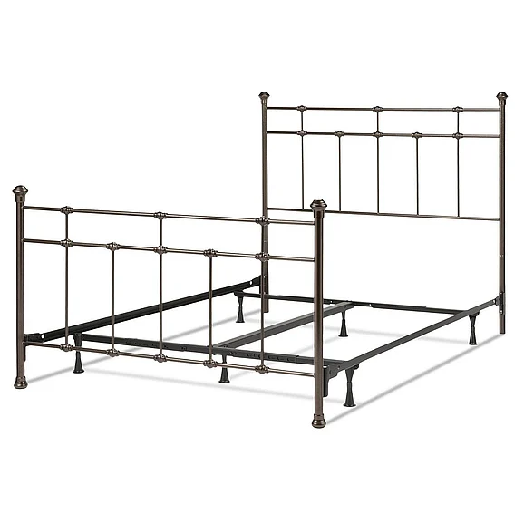 Fashion Bed Group Dexter Complete Queen Bed w/ Frame in Hammered Brown B41145