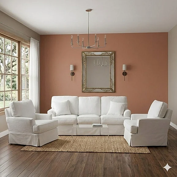 Sunset Trading Ariana 3pc Sleeper Living Room Set in White